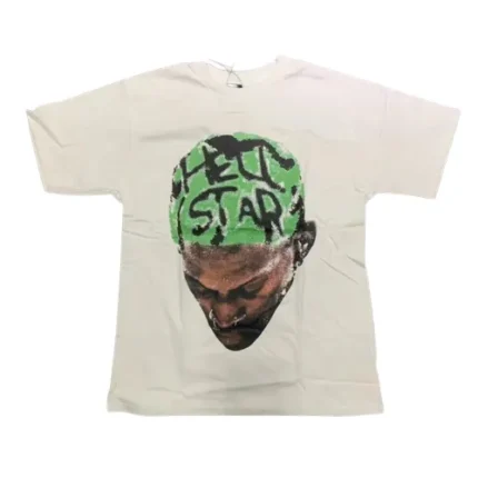 White Dennis Rodman Hellstar T-shirt