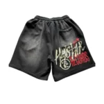 Hellstar Records Sweat Shorts Washed Black