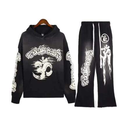 Black Hellstar Studios Records Yoga Tracksuit