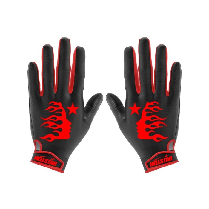 Red/Black Hellstar Gloves