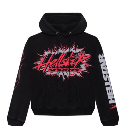 Hellstar Sports Future Flame Hoodie Black