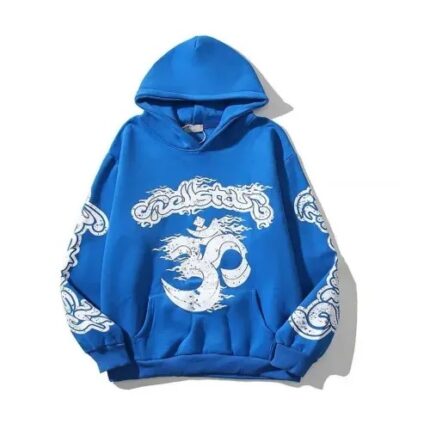 Blue Hellstar Hoodie For Men’s